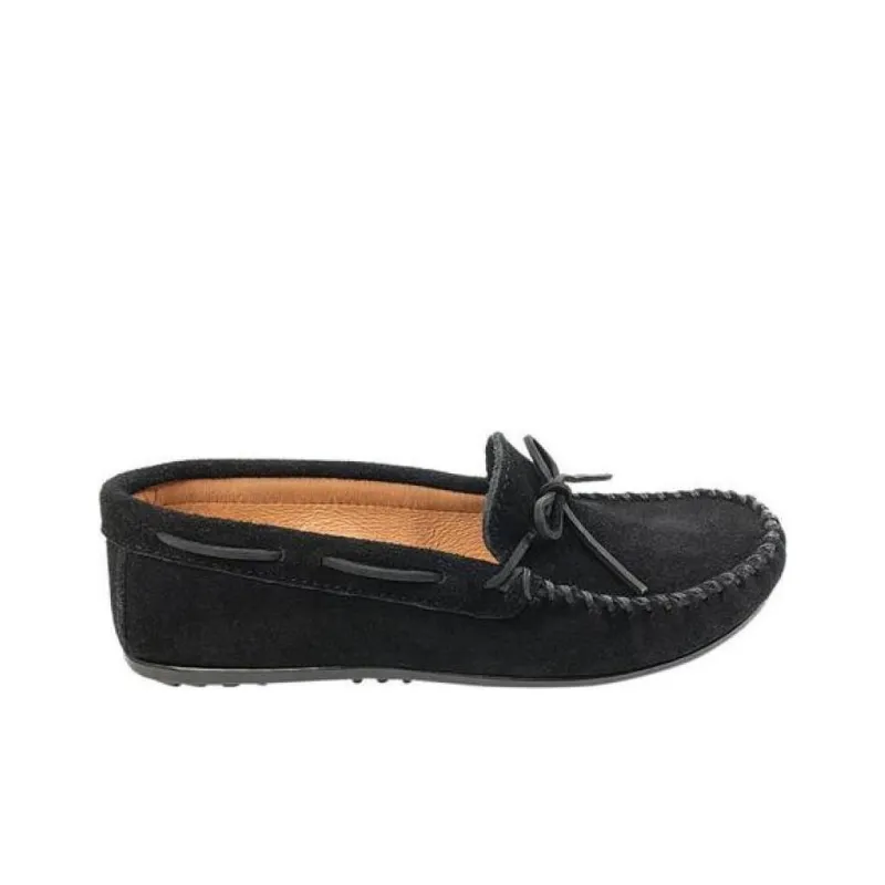 MINNETONKA Beanie Shoes Men's Black-1