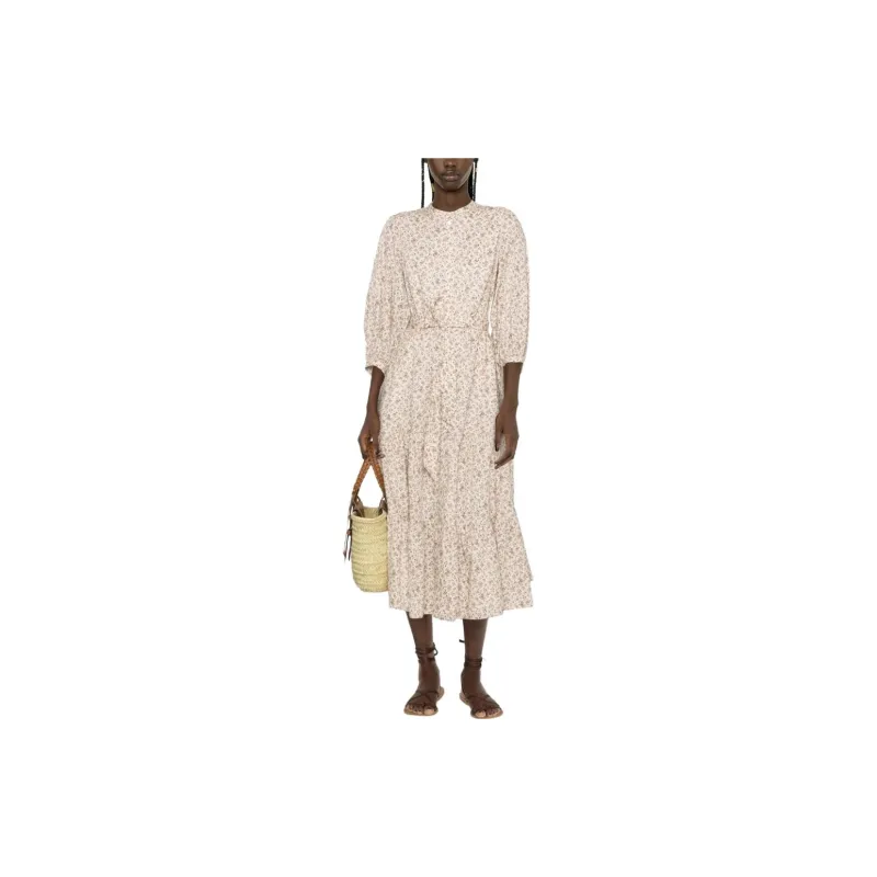 Polo Ralph Lauren Long-Sleeved Dresses Women's Ecru-1