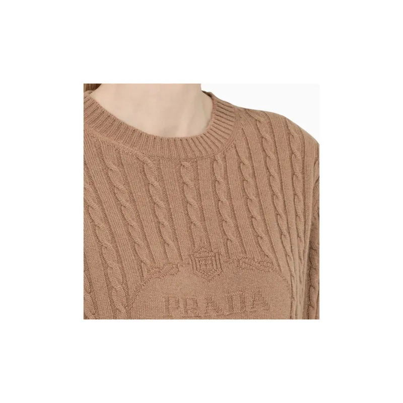PRADA Crewneck Knitted Jumper-4