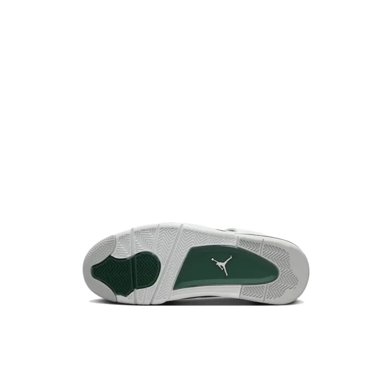 Jordan Air Jordan 4 Abrasion Resistant Mid Top Kids Lifestyle Shoes White Green Kids'-5