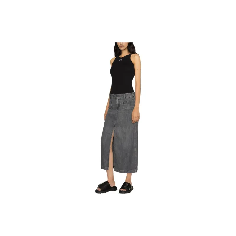 DIESEL High-waisted Denim Skirt-3