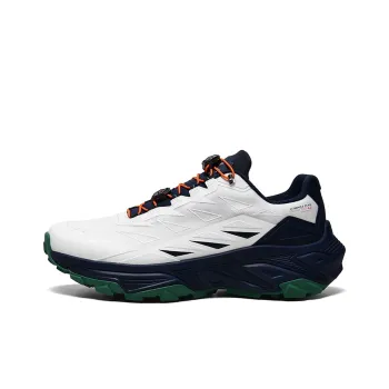 GLUNA Cushioned Slip-Resistant Lightweight Low-Top Trail Running Running Shoes Unisex White Blue