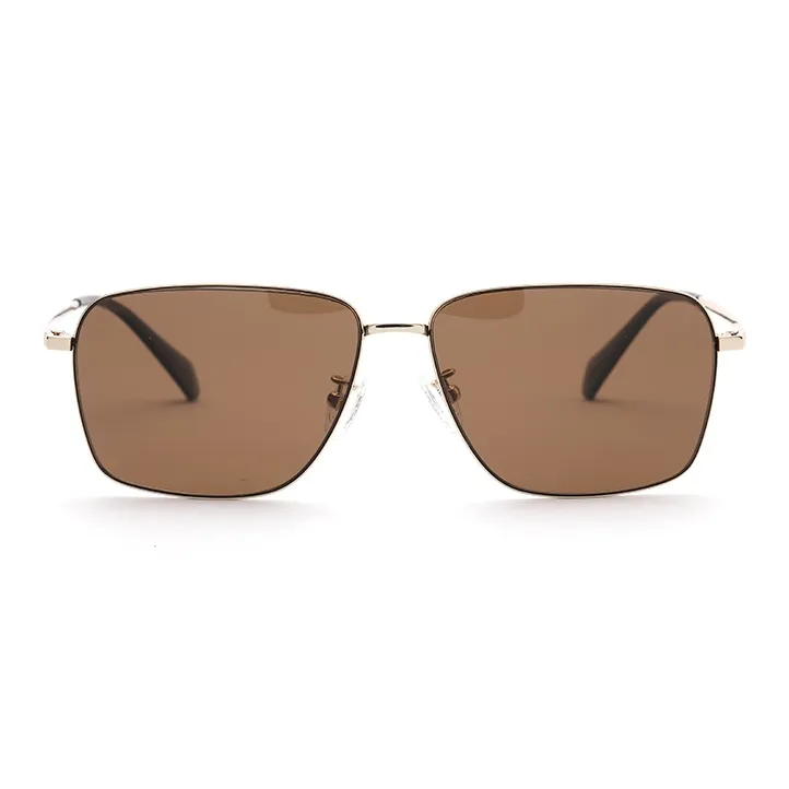 OYEA Stainless Steel Irregular Shape Sunglasses Men's-0