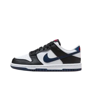 Nike Dunk Low Black White Midnight Navy GS