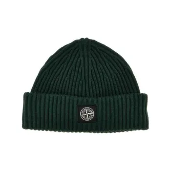 STONE ISLAND Compass Patch Knitted Beanie