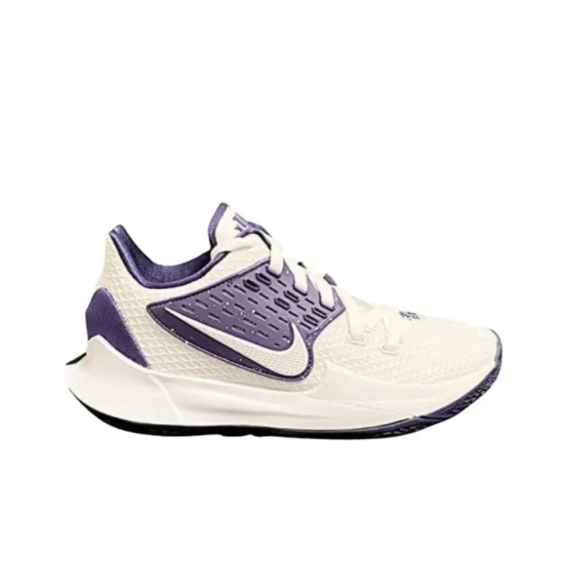 Nike Kyrie Low 2 Anti Slip Wear Resistant Low Top Basketball Shoes Men's White Purple-1
