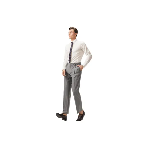 BY CREATIONS Casual Pants Men's Gray