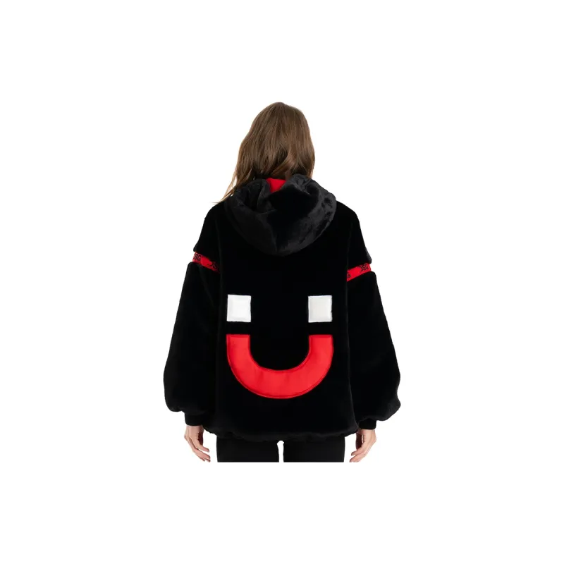 DSG DISGUSTO FW22 Letter Hooded Loose Fit Thickened Puffer Jacket Women's Black-2