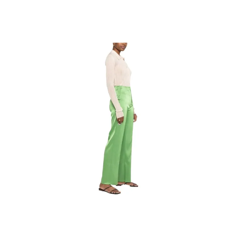 NANUSHKA Knitted Sweatpants Women's Green-3
