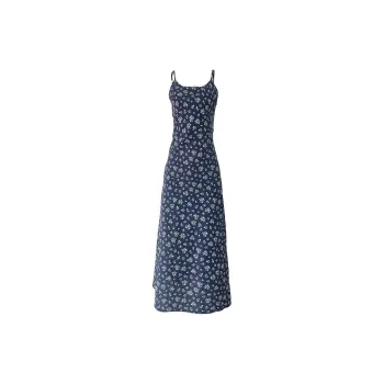 Vine Color Fashion Slip Dress Style Women's Navy Blue Classic Tone