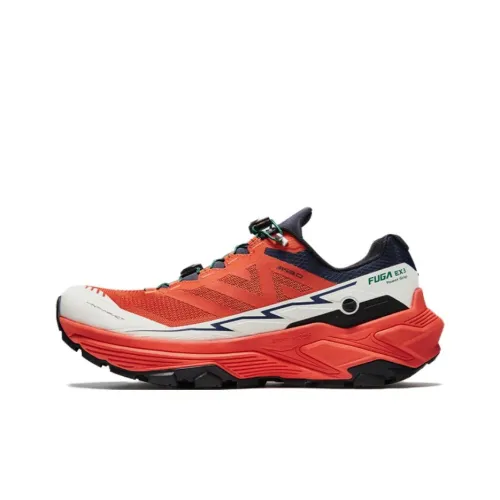 KAILAS FUGA EX3 Hiking / Trekking Shoes Women's Low-Top Orange/Unbleached Natural Color/Navy