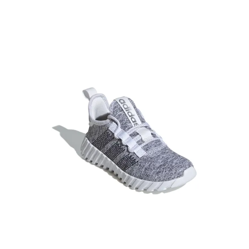 Adidas Neo Kaptir Flow Anti Slip Wear Resistant Low Top Kids' Running Shoes Gray Kids'-2