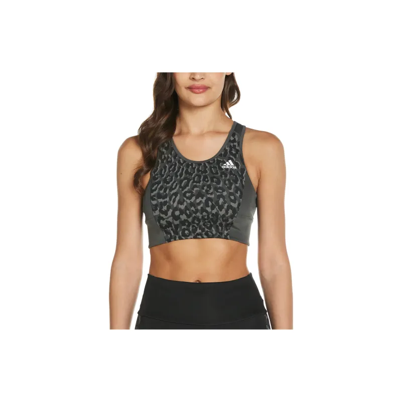 Adidas Sleeveless Sports Shirts Women's Gray-4