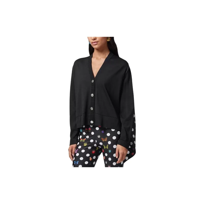 VERSACE X Dua Lipa Butterflies Medusa Contrast panel Cardigan-1