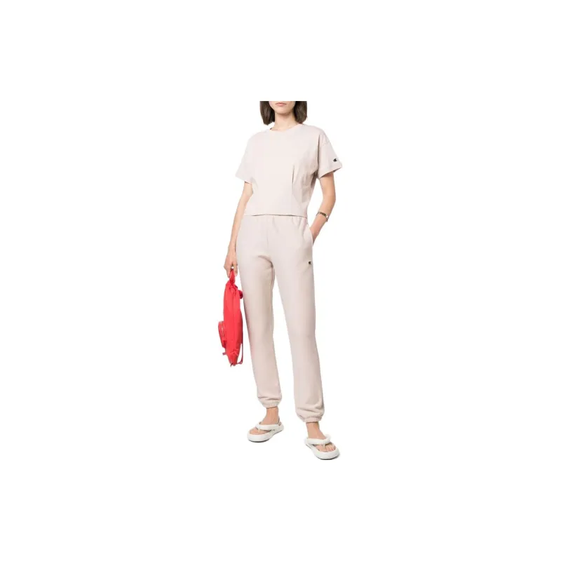 Champion Knitted Sweatpants Women's Light Pink-1