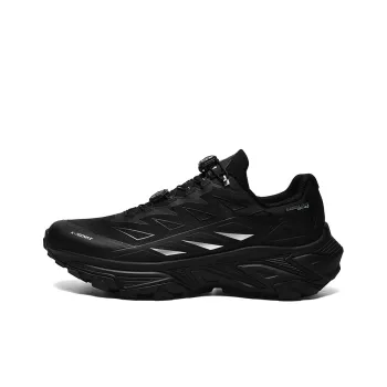 GLUNA Anti Slip And Wear Resistant Lightweight Low Top Trail Running Running Shoes Unisex Black