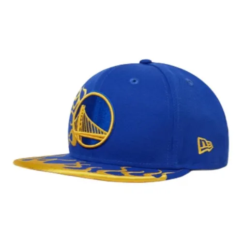 New Era Golden State Warriors New Era Rally Drive Flames 9Fifty Snapback Hat