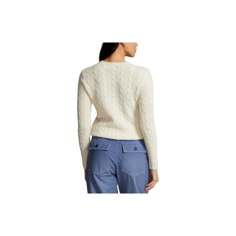 Polo Ralph Lauren Pony Embroidered Cable Knit Jumper-2