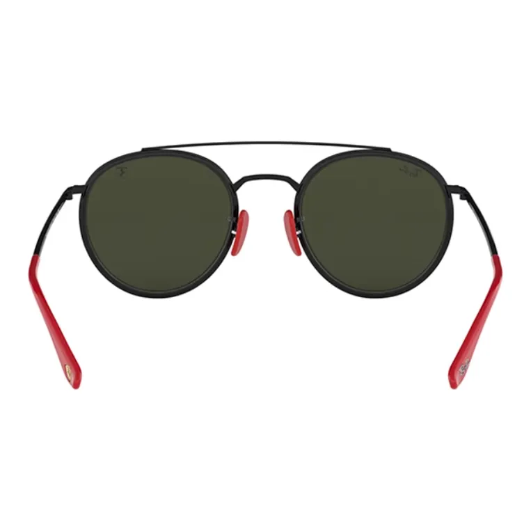 RayBan Metal Round Sunglasses Unisex Black-2