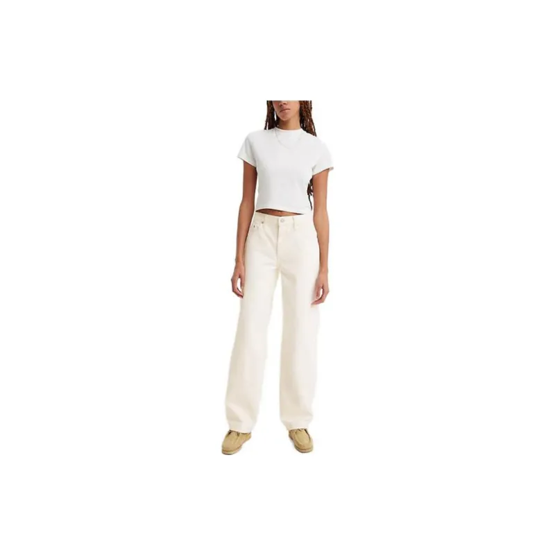 Levis Jeans Women's White-2