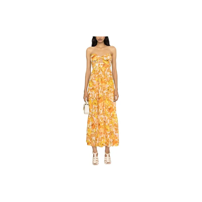 Zimmermann Floral-print Cotton Maxi Dress-1