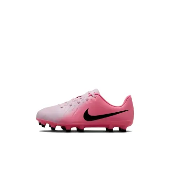 Nike Jr Legend 10 Anti Slip Wear Resistant Low Top Kids' Soccer Shoes Pink Black Kids
