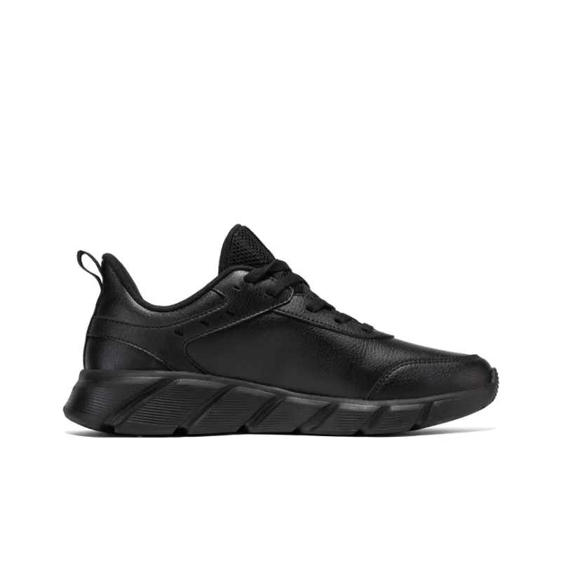 Erke Wear Resistant Waterproof And Breathable Low Top Casual Running Shoes Men's Black Gray-1