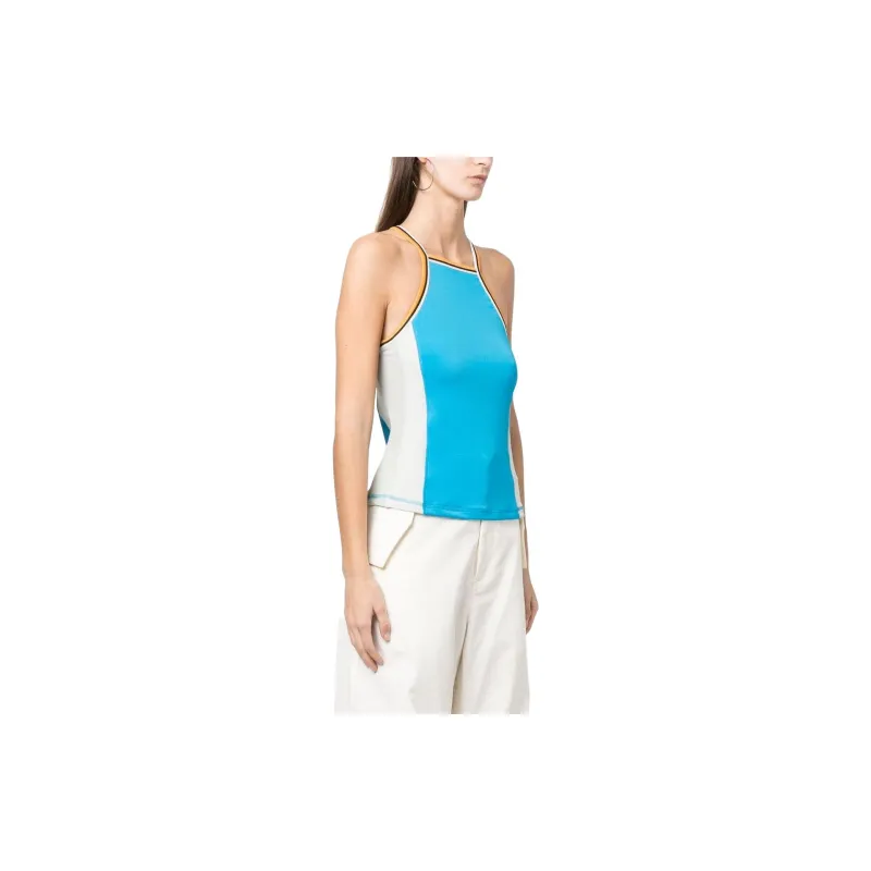 DIESEL Tank Tops Women's Blue-3
