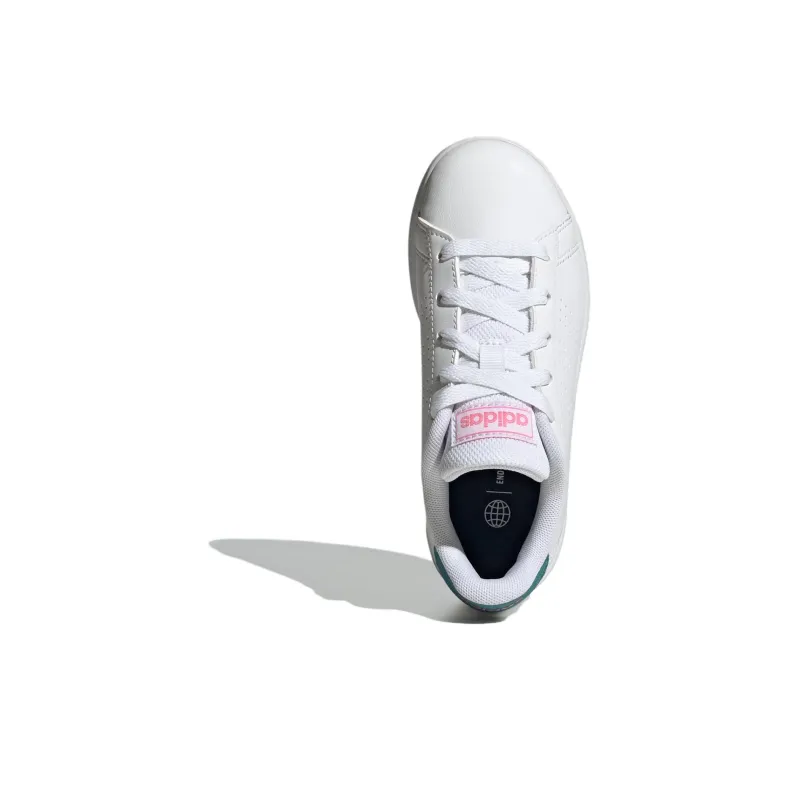 adidas Advantage   Court K 'White Arctic Fusion Pink'-4