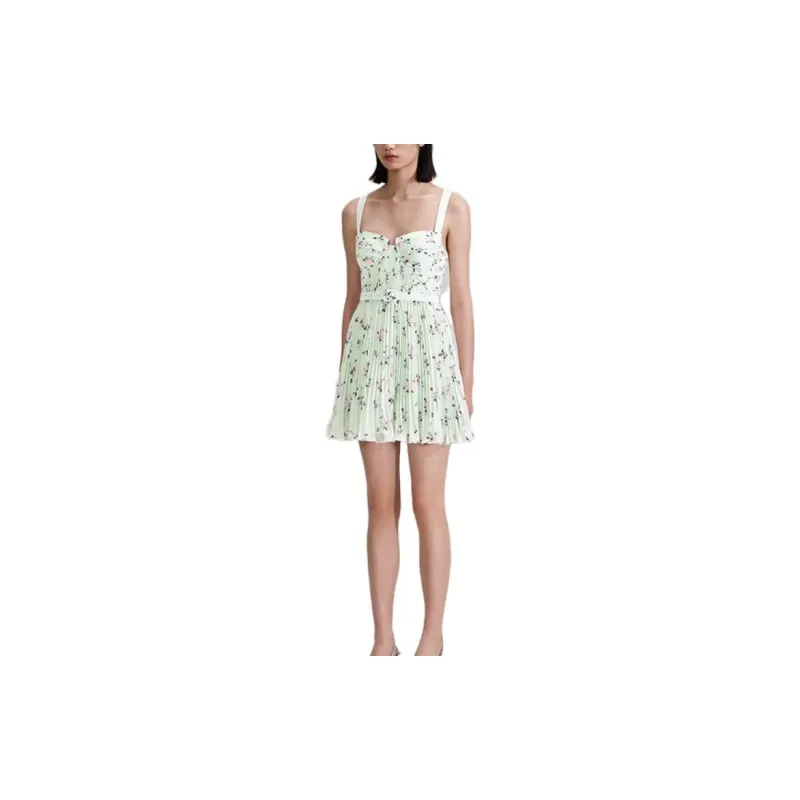 Self portrait Floral Chiffon Minidress-4