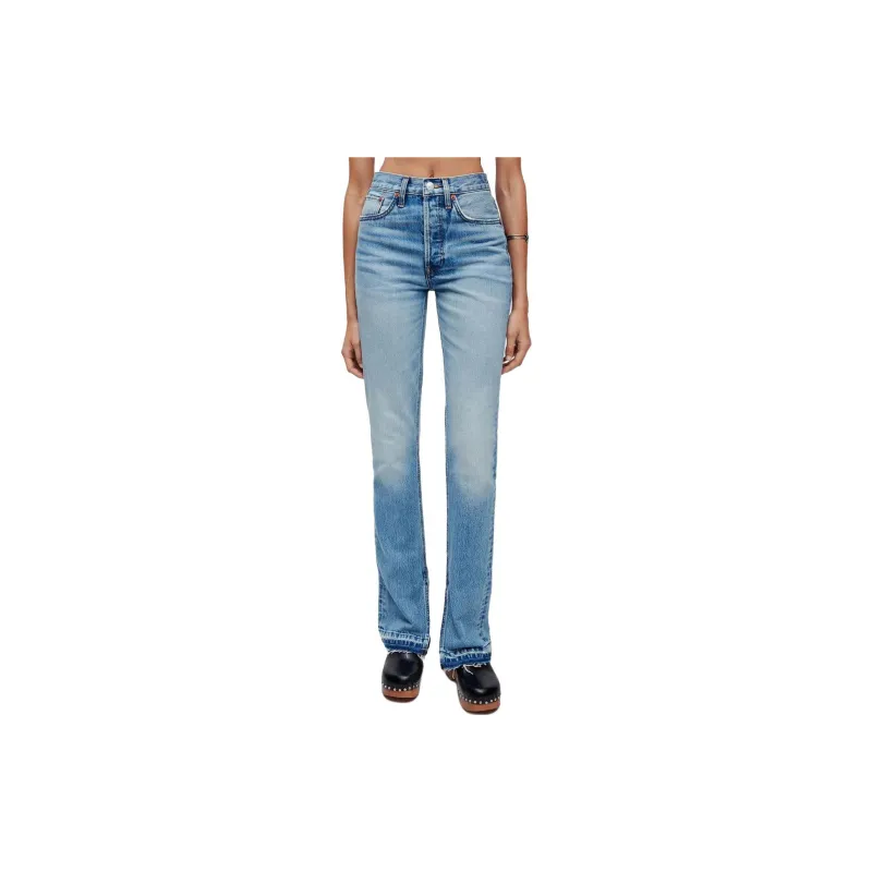 RE/DONE High Waist Straight-Leg Jeans-3