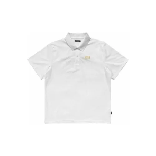 MALBON GOLF Polo Shirts Men White