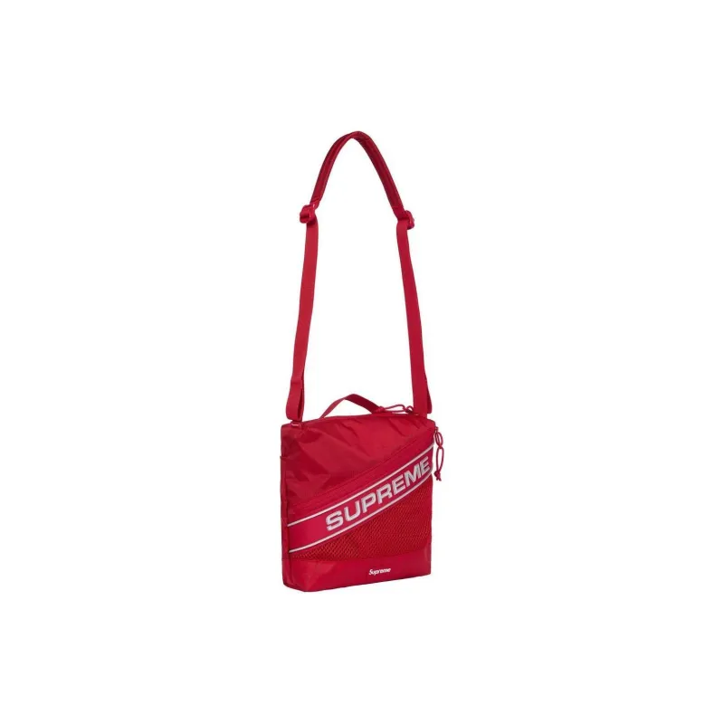 Supreme FW23 Fall/Winter Collection Waterproof Nylon Crossbody Bag, Shoulder Bag Regular Unisex Red-2