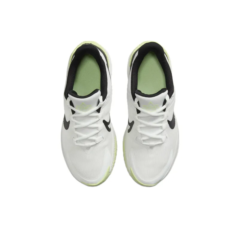 Nike Star Runner 4 Abrasion Resistant Low Top Kids' Running Shoes White Black Unisex-4
