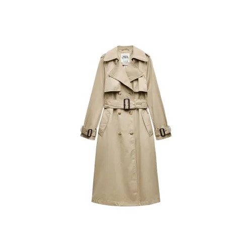 ZARA ZW Series Trench Coats Women's Brown