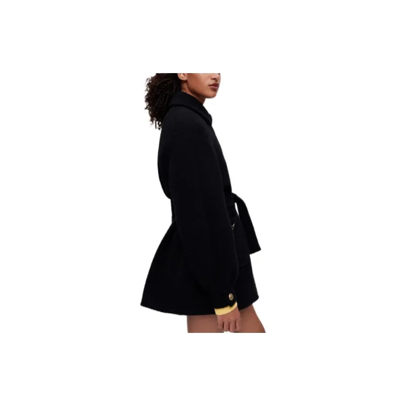 Maje Velvet Jackets Women's Black-1