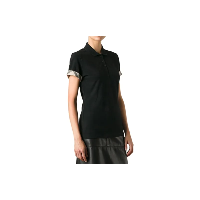 Burberry Polo Shirts Women's Black-3