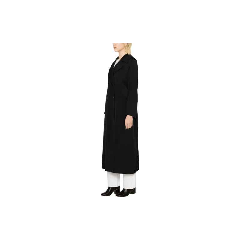 TOTEME Double Breasted Long Sleeved Coat-2