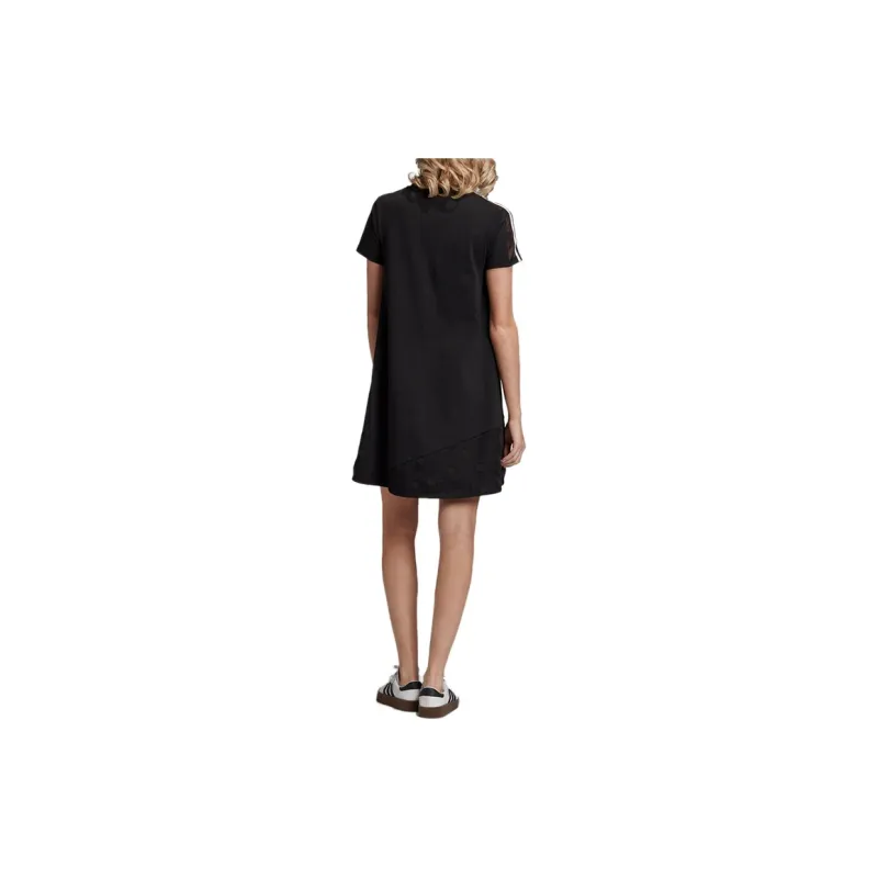 Adidas Originals Short Sleeved Dress Women's Black-3