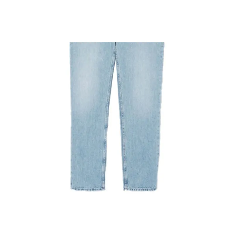 Burberry Pocket Detail Straight Leg Jeans Blue-5
