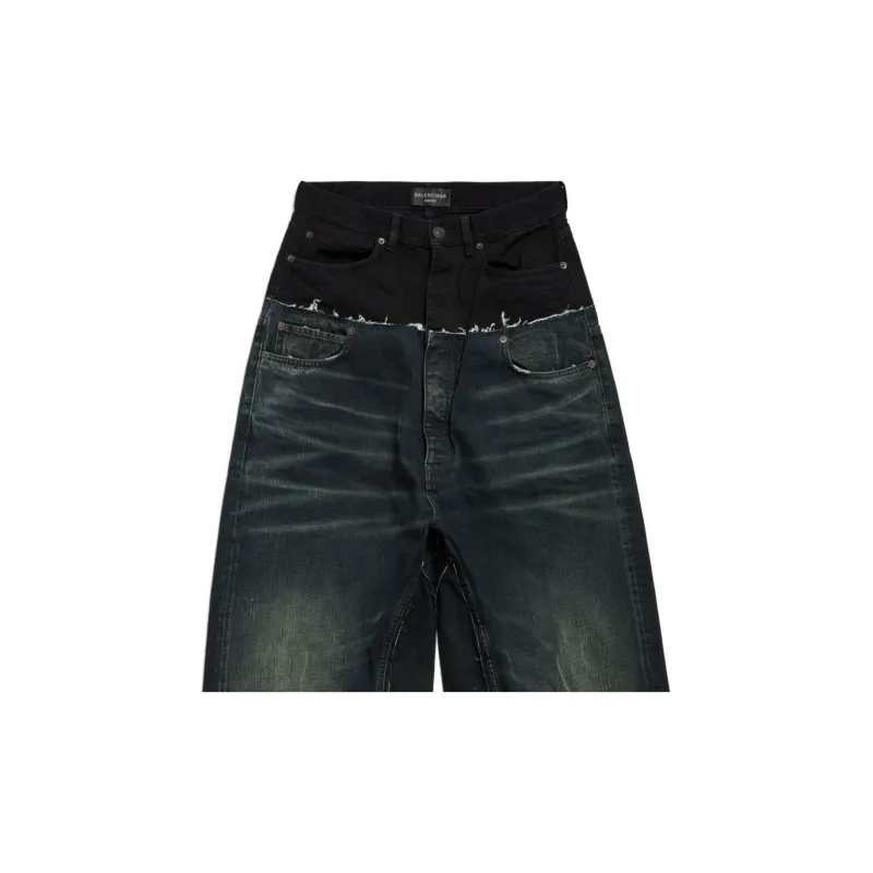 Balenciaga Jeans Loose Fit Unisex Black-6