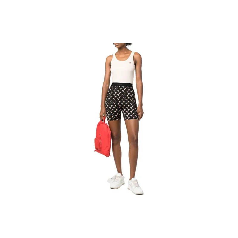 Marine Serre Casual Shorts Women's Black-1