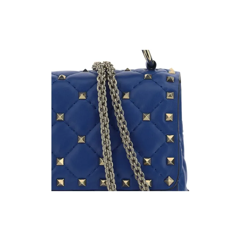Valentino Garavani Rockstud Spike Foldover Top Shoulder Bag-3