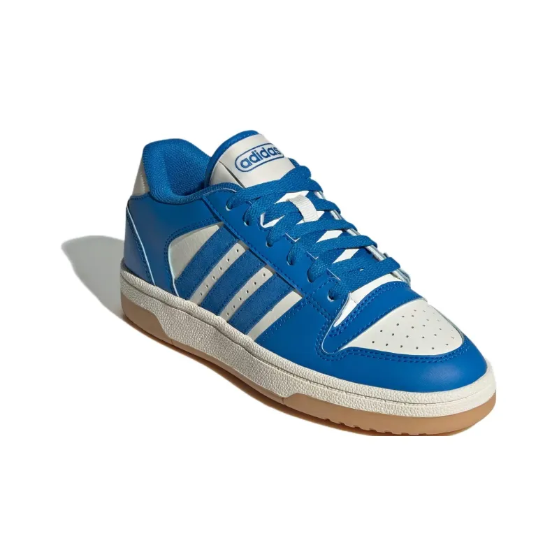 Adidas BREAK START Slip Resistant, Abrasion Resistant, Breathable Low Top Children's Basketball Shoes Blue Teenagers-2