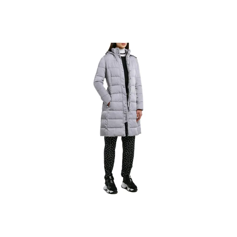 EMPORIO ARMANI Jackets Coats Women's Light Gray-5