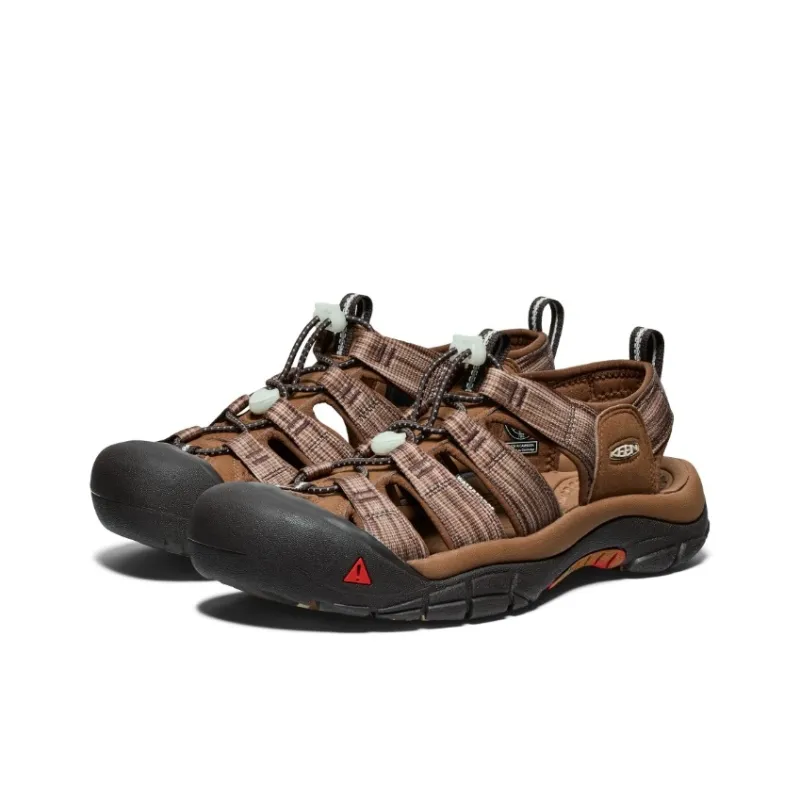 FUJI ROCK COLLAB x KEEN Newport Retro Abrasion Resistant River Trekking Shoes Men's Brown-2