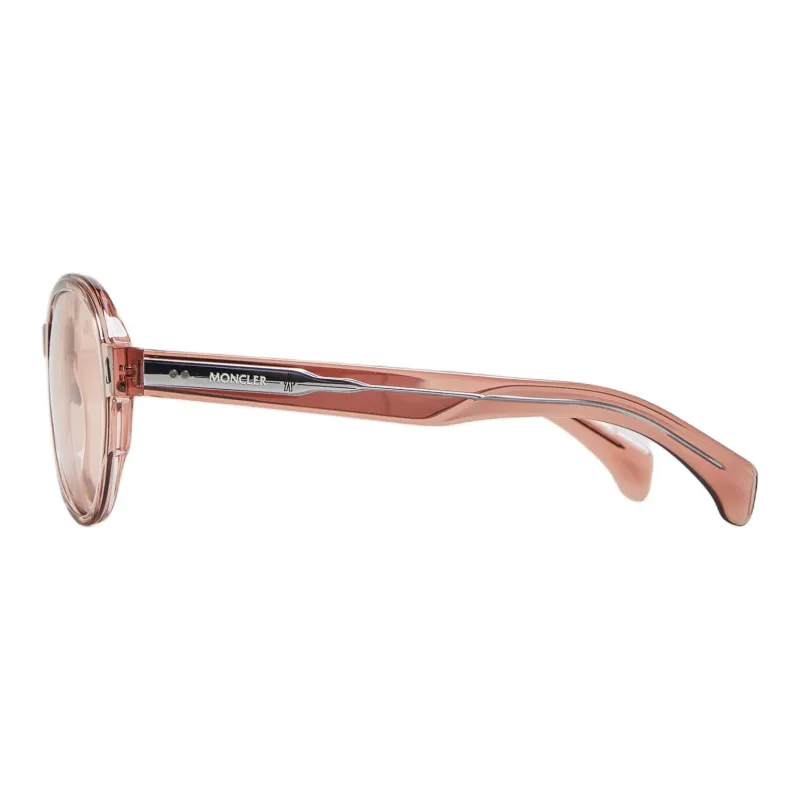 Moncler Acetate Irregular Shape Sunglasses Unisex Pink-0