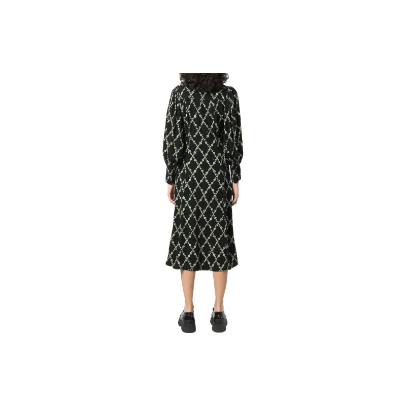 GANNI Long Sleeved Dress Women's-2