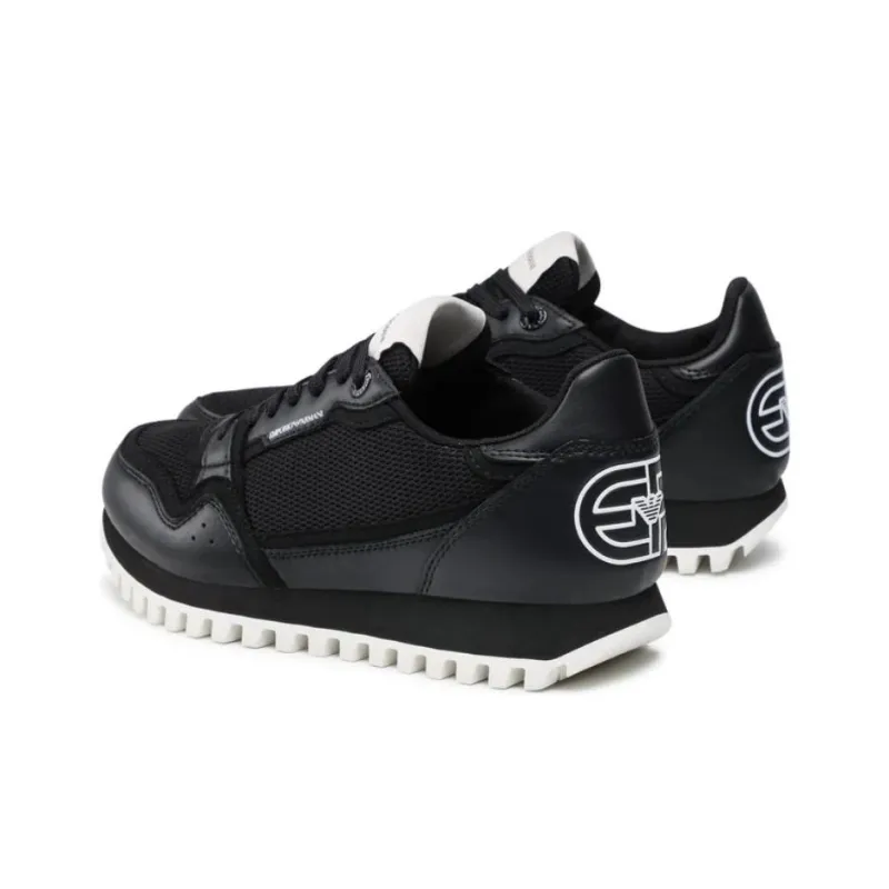 EMPORIO ARMANI Low Top Casual Shoes Men's Black-3
