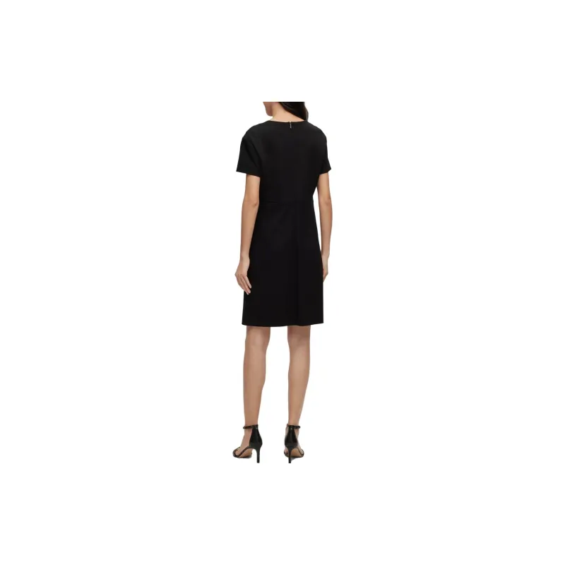 HUGO BOSS Short Sleeved Dress Women's Black-2